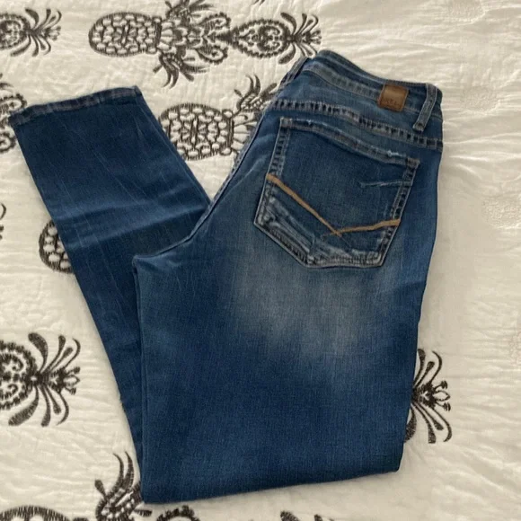 BKE Women's Dark Blue Skinny Jeans - Picture 2 of 3